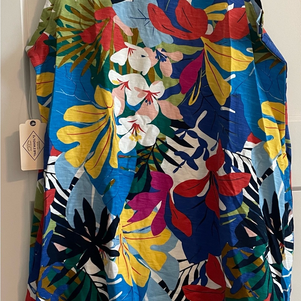 St. John's Bay Multicolor Cotton Dress size Large